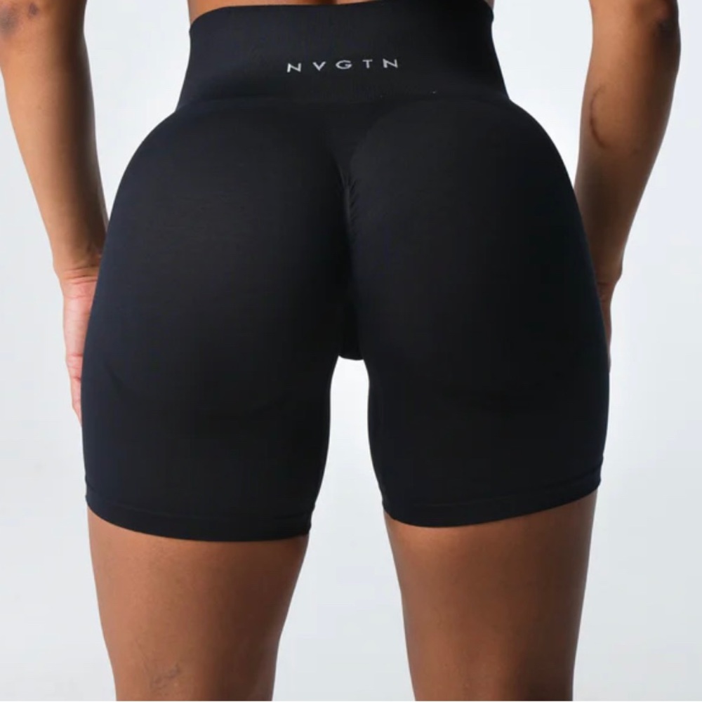 Black NVGTN gym shorts